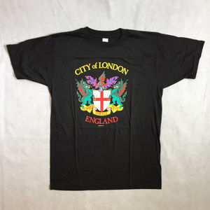 1991 England Seal Single Stitch Screen Printed Tee